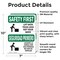 Signmission Safety Culture Sign, 7 in Width, Vinyl Decal, Rectangle, Bilingual OS-2PACK-SF-D-710-L-10825 - alternate 5